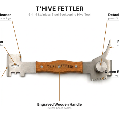 T'Hive Fettler™ Hive Tool
